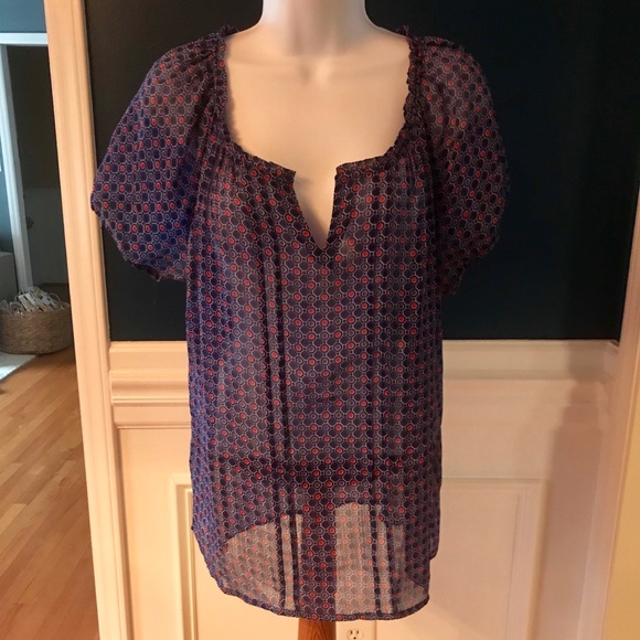 Zac & Rachel Multicolored Blouse Size Large - Picture 2 of 4